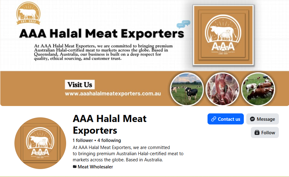 Social Media Management for AAA Halal Meat 
