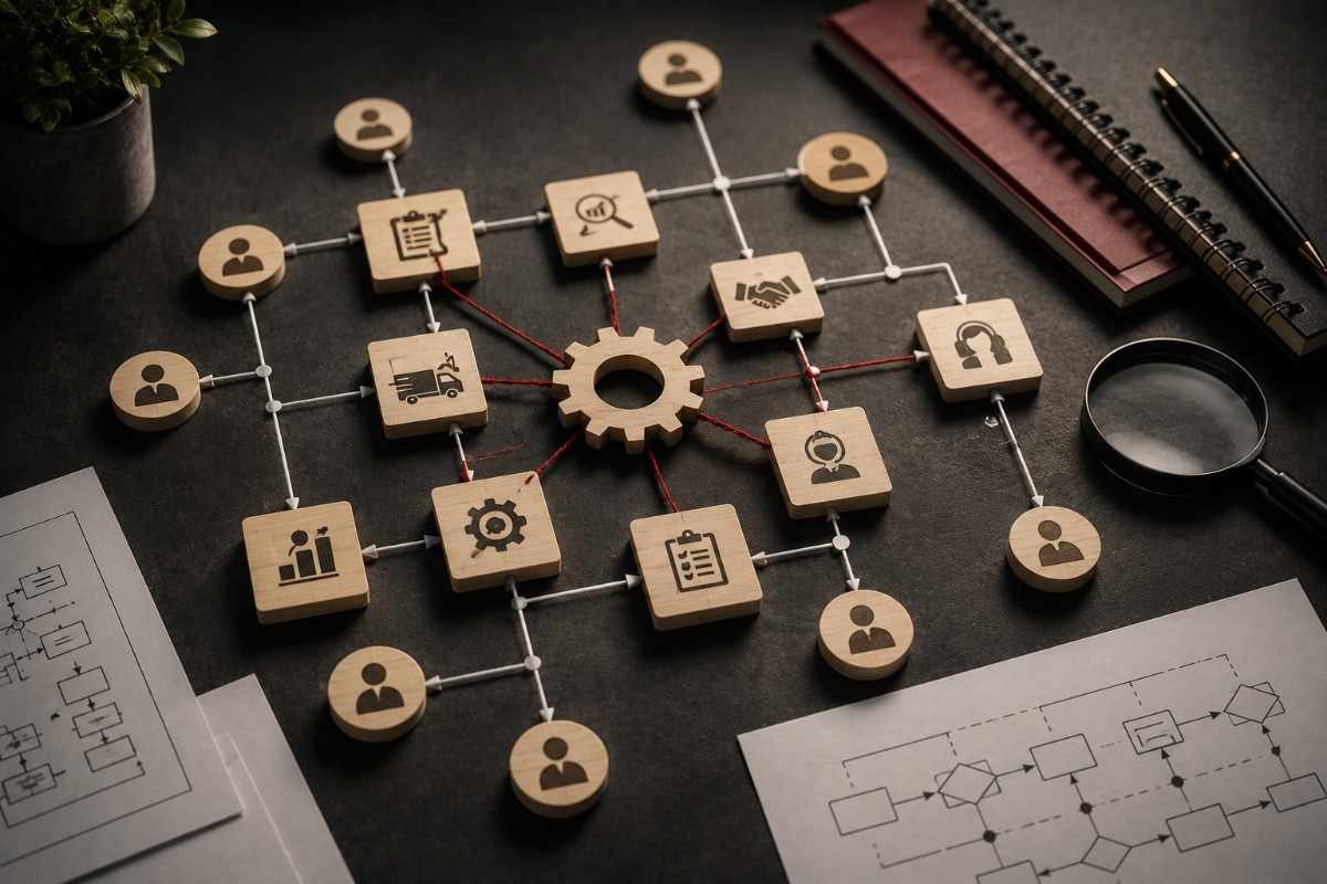  employees relying on a manager versus teams following documented workflows
